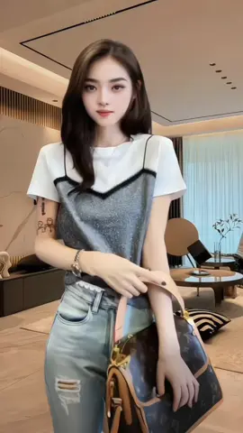 Summer thin short-sleeved fashionable women's tops💕💕💕#fyp #TikTokShop #foryou 