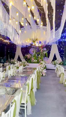 Rạp nhỏ thấp có làm được màn sao đen không câu trả lời là có nha#wedding #cưới #rapdephaiduong #cuoidephaiduong #tiệccưới #cuoihoitrongoi #mochuongwedding 