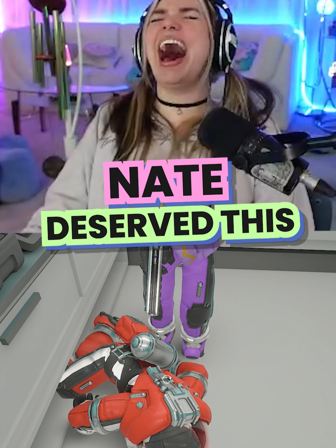 Using our powers for GOOD or EVIL? 💀 @shadesofnate @itskitdy #funnymoment #girlstreamer #twitchclip #lockdownprotocol #steamgames #roastme