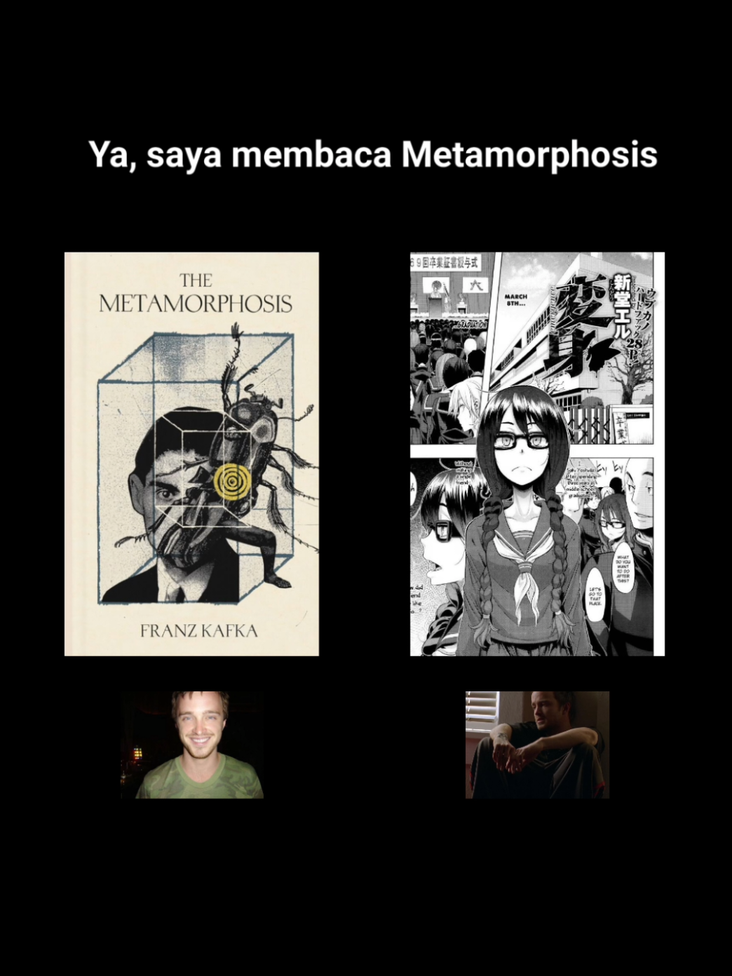 .  #foryou #meme #explorepage #metamorphosis #metamorfosis #kafka #entitasbebas 