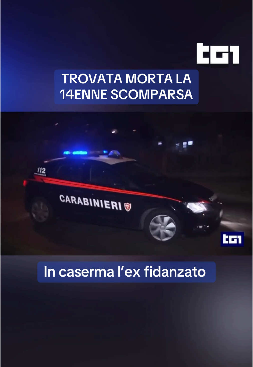 È stato ritrovato in un edificio diroccato il corpo della quattordicenne scomparsa da lunedì ad #Afragola, in provincia di #Napoli.  Gli inquirenti stanno ascoltando l’ex fidanzato.  #Tg1 Luigi Carbone