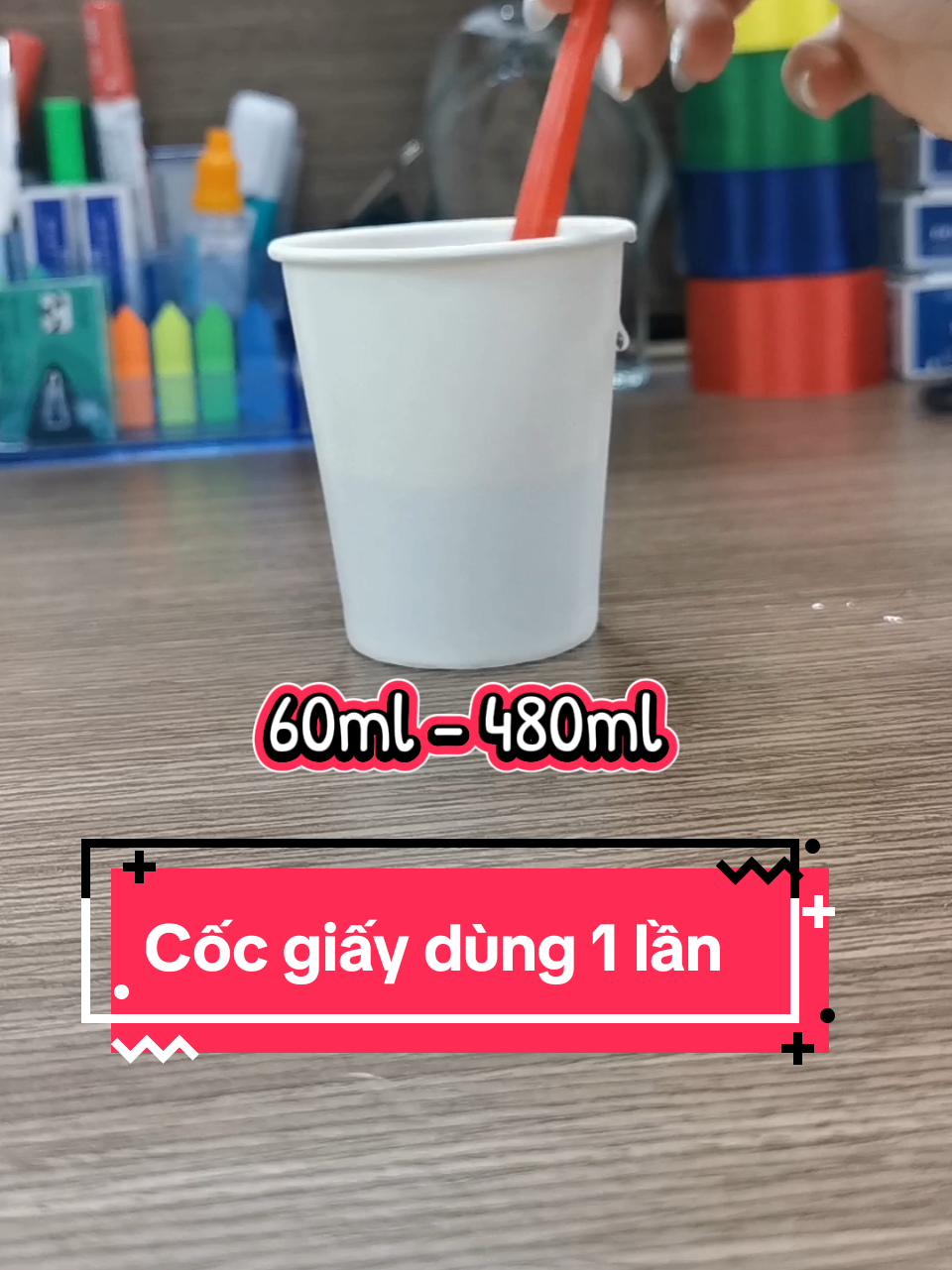 Cốc giấy, ly giấy trắng dùng 1 lần #cocgiaydung1lan #cocgiay #lygiay #vanphongpham #vpp 