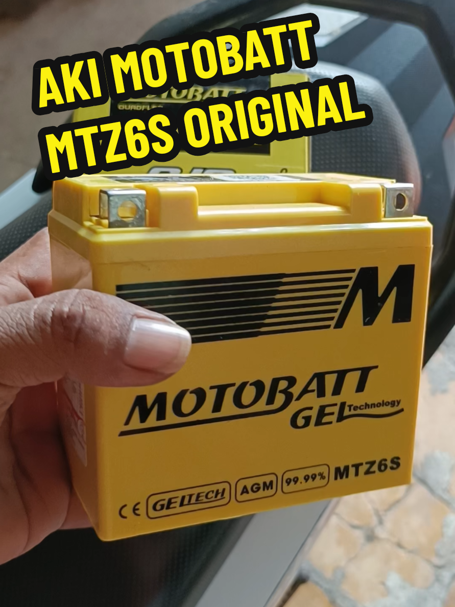 AKI MOTOBATT MTZ6S ORIGINAL UNTUK MOTOR CB150R, SATRIA FU, Scoppy ISS, BEAT ISS, VARIO 125 VARIO 150, VARIO 160, NEW NMAX #akimotobatt #akimotobatmtz6s #akimotorcb150r #akimotorbeatiss #akimotorscoopyiss #akimotorvario125 #akimotorvario150 #akimotorvario160 #akimotorsatriafu 