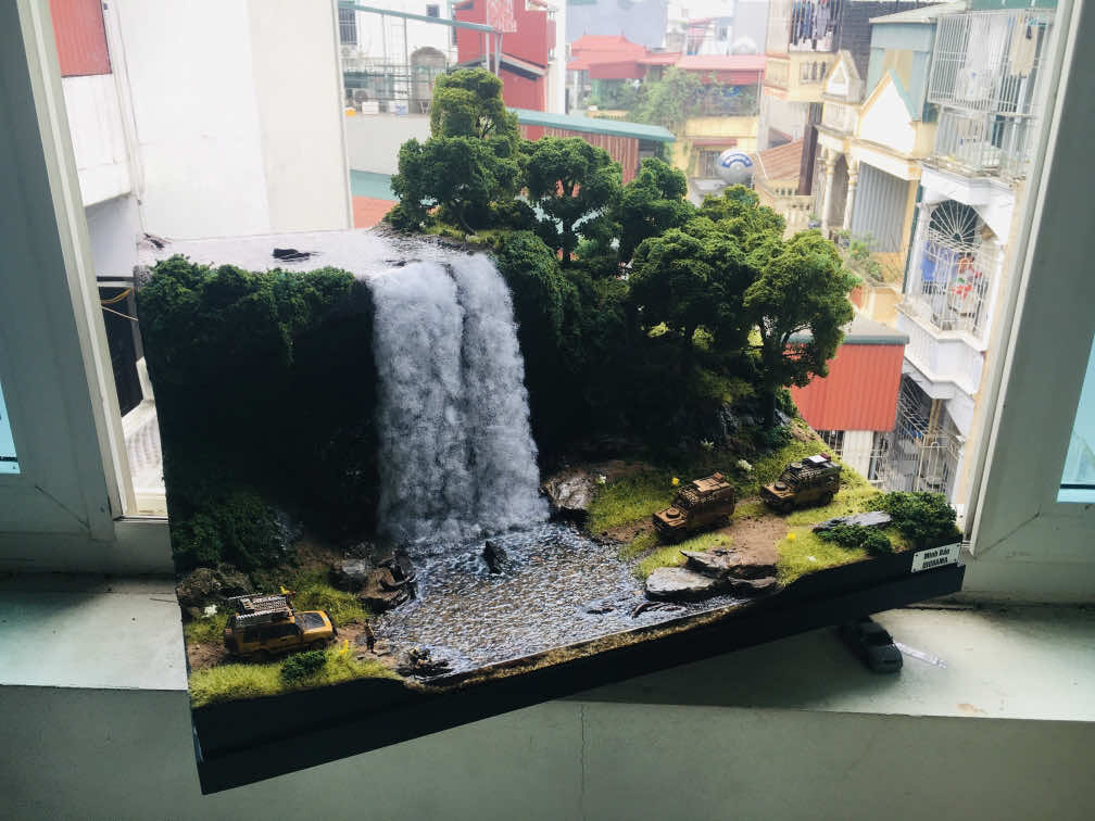 Waterfall Diorama 1/64 #diorama #scale164 #minhbaodio #dioramavietnam #minigt #diorama164 