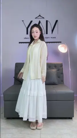 Phối váy ren dài #xuhuongtiktok #phoidoxinh #fashiontiktok #outfit #thoitrangnu #vayxinh #trending #mayfashionstyle