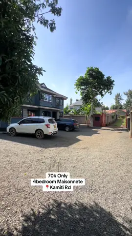 Spacious 4bedroom Maisonnete in a gated Community near Kamiti Prisons. 70k Rent ✅Master en-suite ✅Few units in the compound ✅Garden 📞0736096805