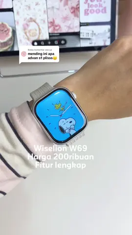 Membalas @awcya dapet 3 strap sekaligus , recomended fitur lengkap  #smartwatch #wiselionw69 #wiselionsmartwatch @Wiselion Indonesia 