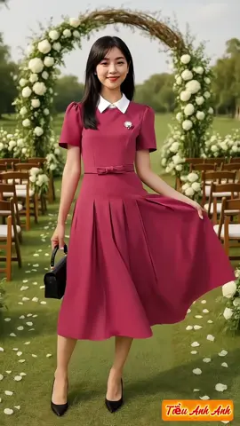 Đầm thiết kế , thanh lịch , trẻ trung #vay #vayxinh #dam #damxinh #damthietke #vaythietke 