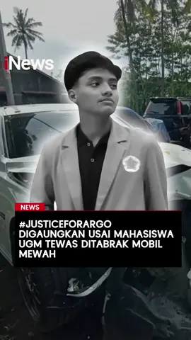 Kecelakaan tragis yang menewaskan Argo Ericko Achfandi mahasiswa Fakultas Hukum Universitas Gadjah Mada (UGM). Argo tewas ditabrak mobil mewah saat hendak putar balik di Jalan Palagan, Sleman, Sabtu (24/5/2025) dini hari. Kasusnya viral di media sosial sebab pelaku penabrakan ternyata juga sesama mahasiswa UGM. Namun setelah ditetapkan sebagai tersangka, pengemudi mobil mewah yang bernama Christiano Pengarapenta belum ditahan. Tagar #JusticeForArgo pun Viral di Media Sosial. Mahasiswa UGM pun menggelar aksi doa bersama dan tabur bunga untuk mengenang Argo Ericko Achfandi di halaman Fakultas Hukum UGM. Rest In Peace Argo. ##JusticeForArgo #UGM #Yogyakarta