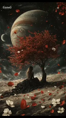 [ Where Stars Weep and Roses Fall ]  @Hailuo AI (MiniMax)  #midjourneyart #fypシ゚viral #ai #alok #surreal #midjourney 