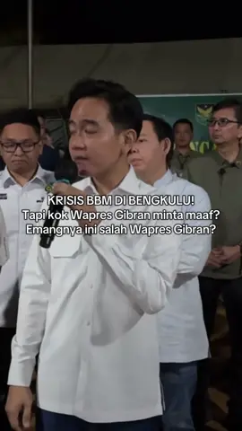 Wapres Gibran emang salah apa kok beliau sampe minta maaf gitu sih? 🤔🤔🤔 #gibranrakabuming #gibran #gibranrakabumingraka #wapres #wakilpresiden #masgibran #bengkulu 