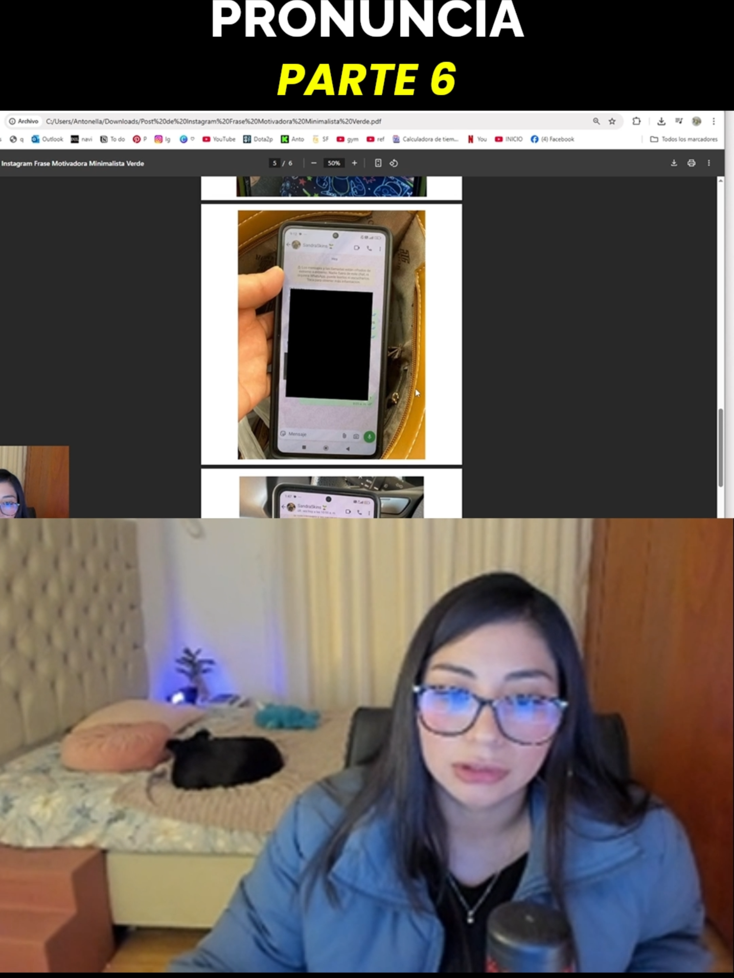 Antonella se pronuncia PARTE 6 #smashdota #polemica #smash #faranduladotera #novela #sandraskins #antobob #dota2peru #kickperu #embarazo #declaracion