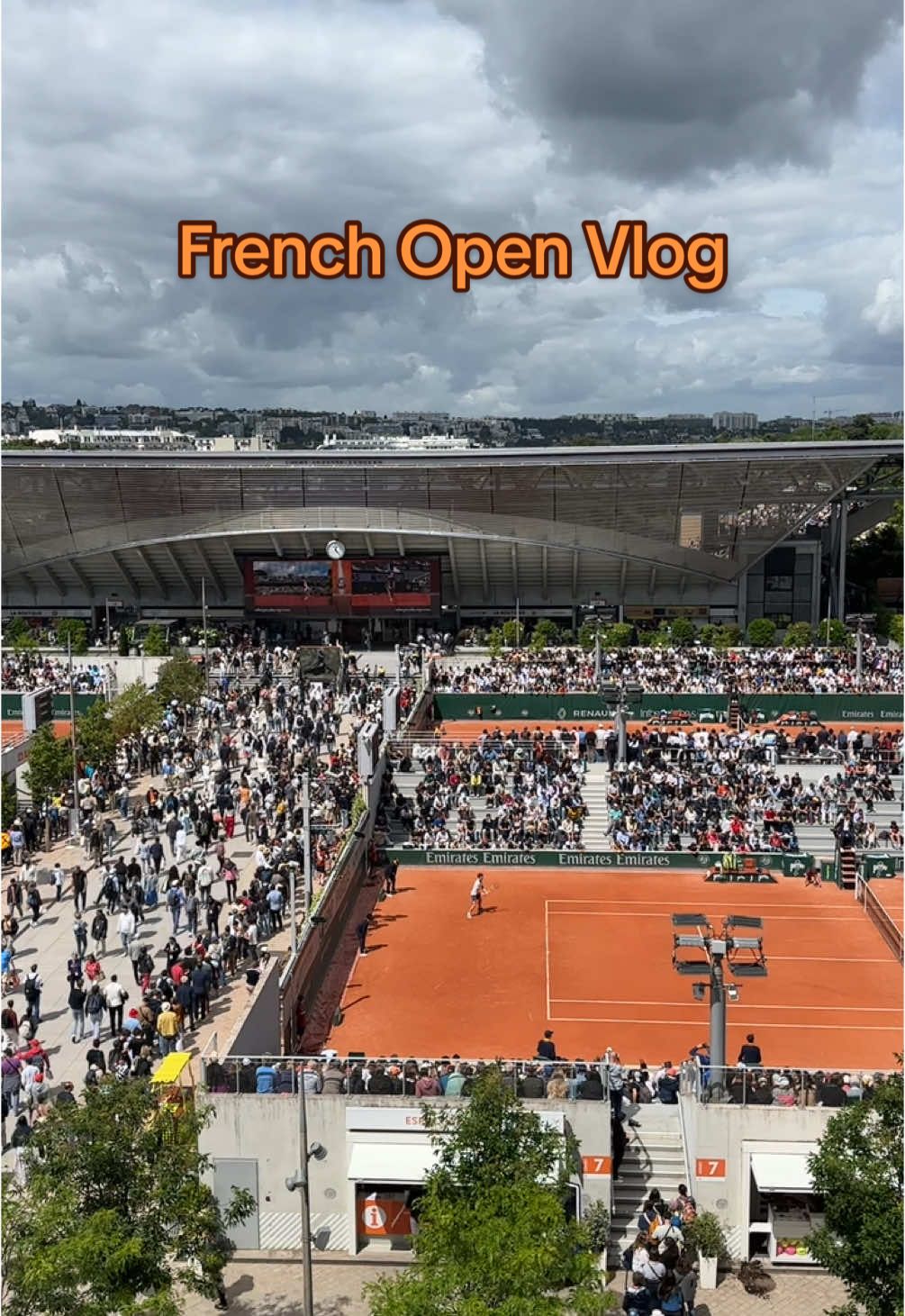 French Open Vlog 🎾 #rolandgarros #frenchopen #paris 