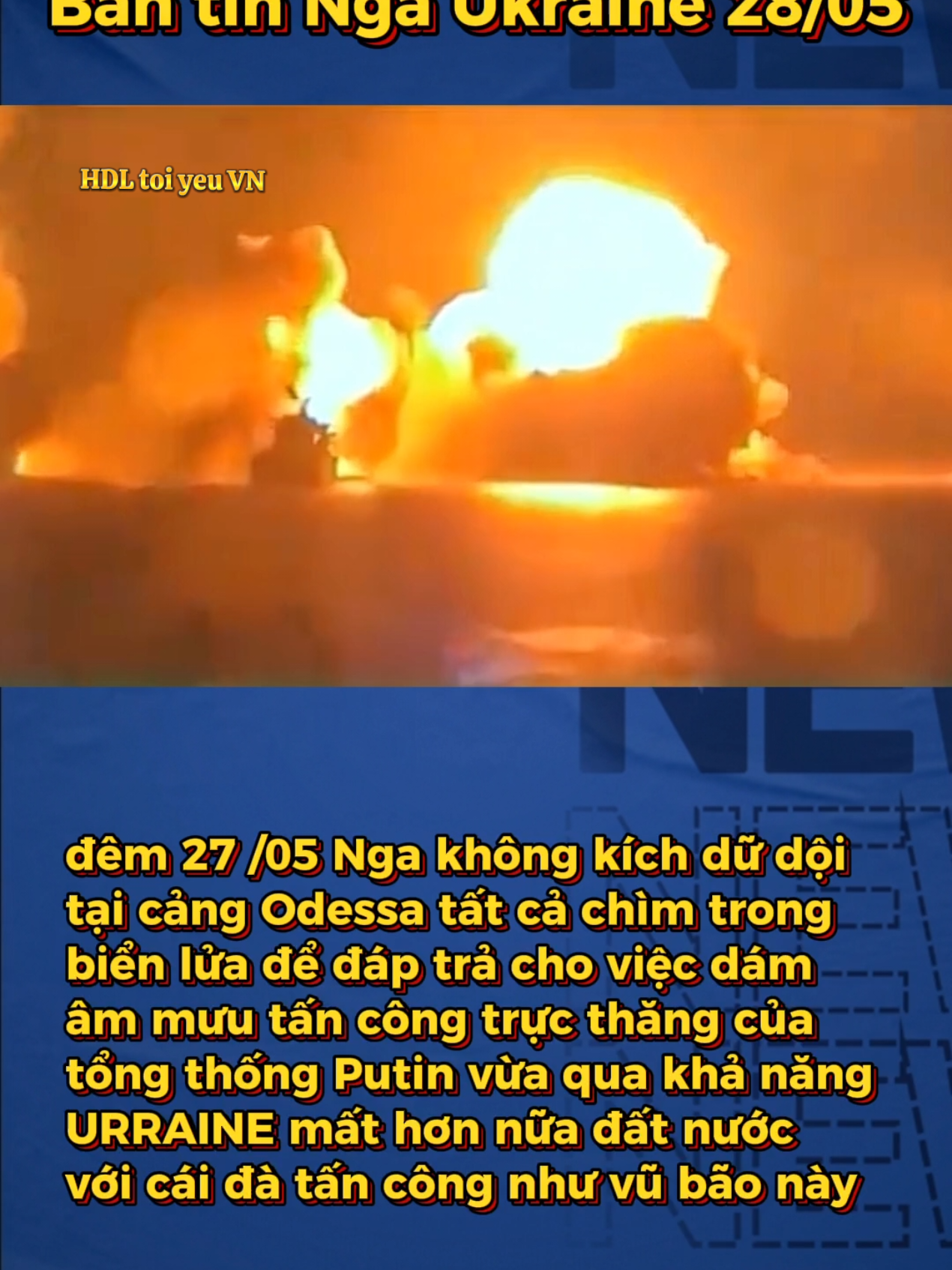 Nga tập kích quy mô lớn tại cảng Odessa khắp nơi chìm trong biển lửa cái giá cho việc dám hành khích ông Putin Zelensky quá liều lĩnh #icbm #Oreshnik #lskander #nato #Russia #🇷🇺 #ukraine #usa #ngaukrainemoinhat #chiensungavsukraina #putin #zelensky #🇺🇦 #🇺🇸 
