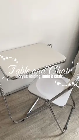 — almost a year ko ng ginagamit to pero until maganda parin siya, very minimalist perfect for shooting a product din ✨💫 #folding #foldingtable #foldingchair #minimalist #aestheticdesign #musthave #reco #fyp #foryou #foryoupage 