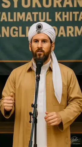Habib Messi... #artificialintelligence #ai #messi #ceramahlucu #komedi 