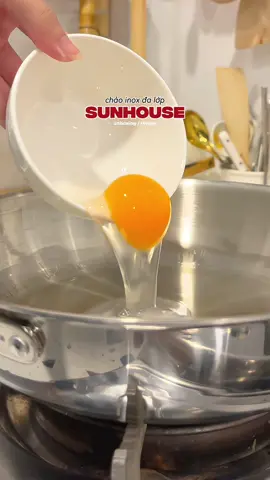 chảo inox dùng vừa bền vừa an toàn cho sức khoẻ , sắm tặng mẹ liền mấy bà ơi 🍳🍛#sunhouse #chaoinox #giadungtienich #chaoinoxsunhouse #nauan #unboxing #xh #review #muataitiktok #saleluongve 