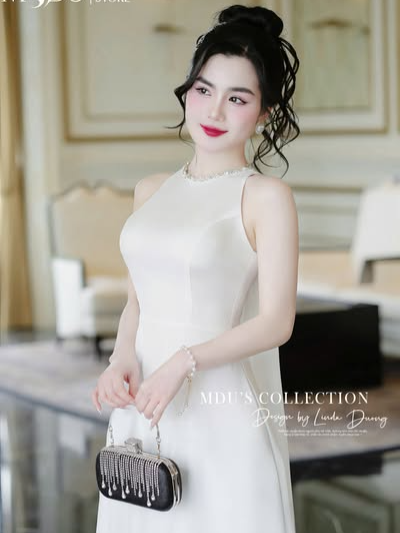 MDU4738 - Khi Sự Tinh Khôi Hóa Thành Vẻ Đẹp Khiến Người Khác Phải Nhớ. #vaythietkecaocap #mdufashion #vayxinh #xuhuong #MDU #mdu #TikTokShop66 #SaleVuiSinhNhat
