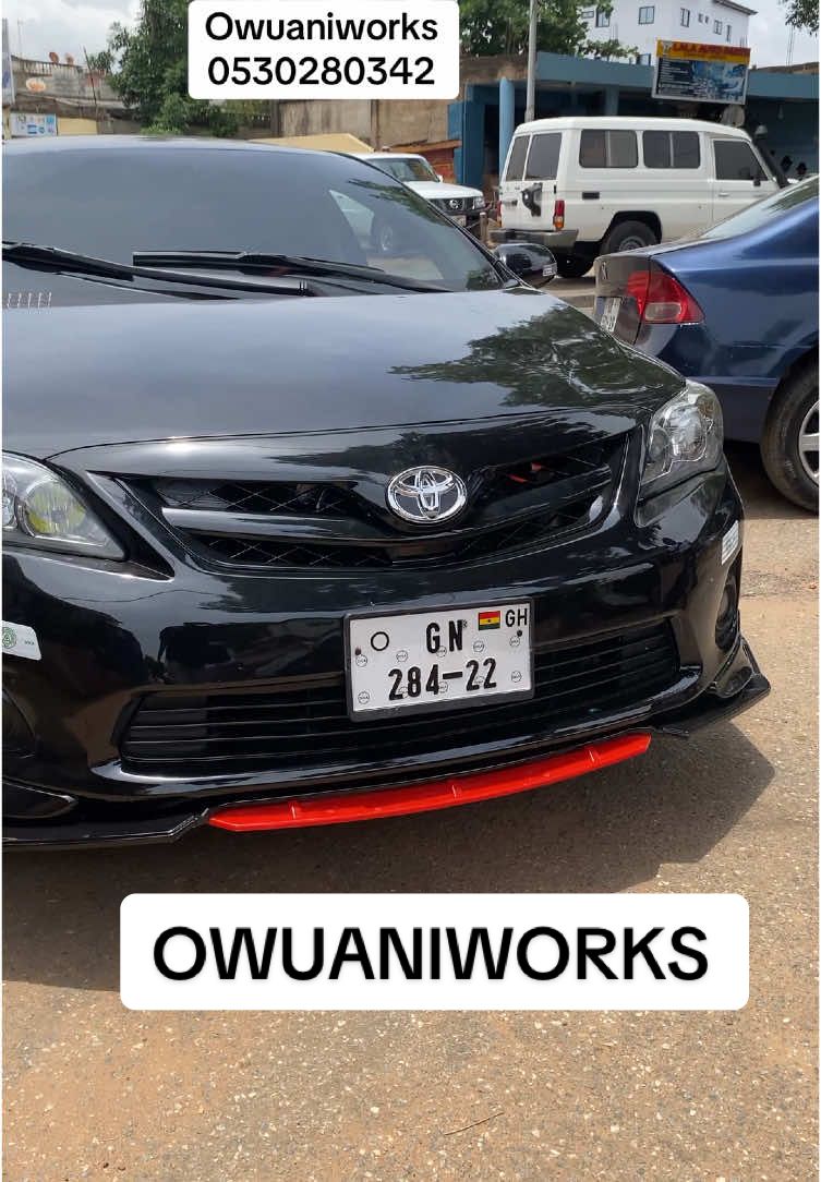 Come to Owuaniworks for all your specking accessories for your cars we deliver everywhere in Ghana #owuaniworks #spec #viral #allcars #corolla #toyota #bumperlip #sticker #fypシ゚viral🖤tiktok #trnding #xybca #blowthisupforme #dontletthisflop 