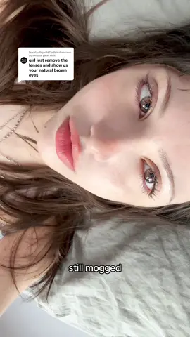 @faisalzulfiqar967 adlı kullanıcıya yanıt veriliyor everyone kept leaving comments like this, so here I am with no lenses and no makeup. Makeup and lenses don’t change your genetics. Of course I love my natural eyes and how I look, but I feel like blue eyes suit my face more — plus, I have vision problems, so the lenses help me see too.😭🤟 #xybca #on #fypage #fypp #bareface #nomakeup 