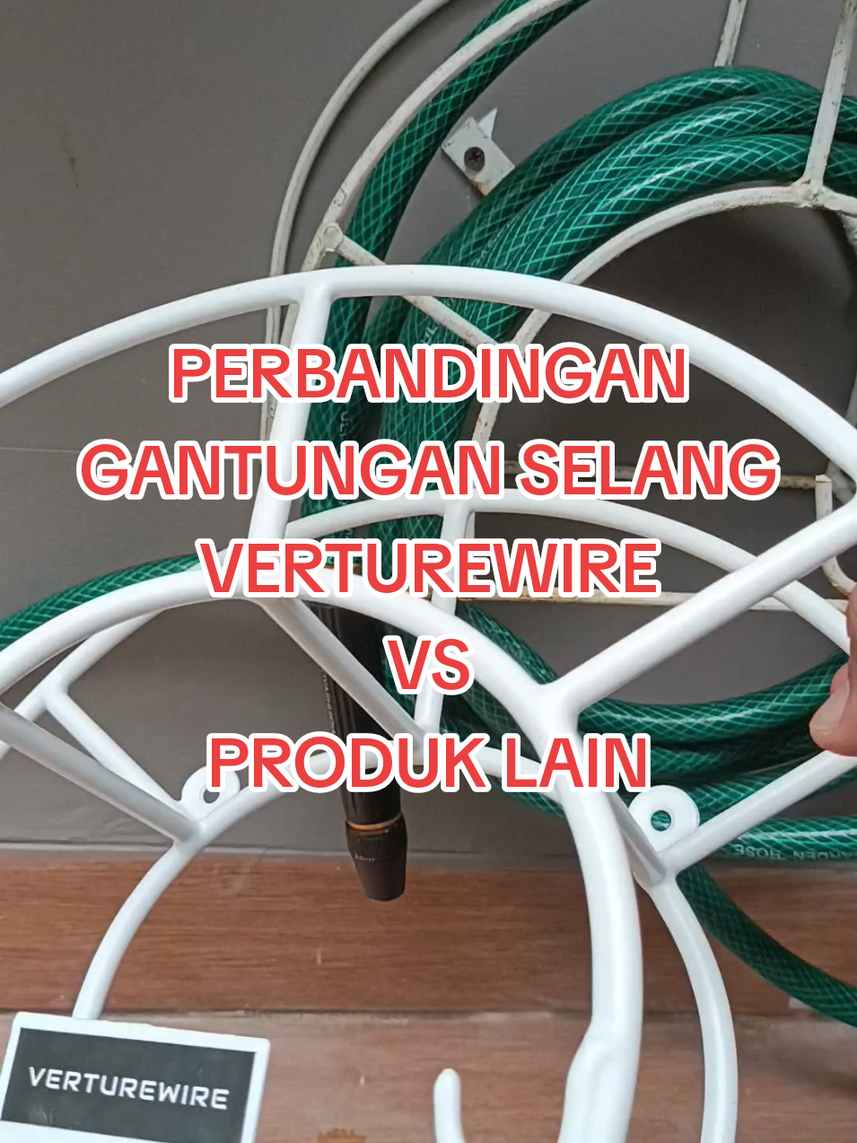 jangan salah pilih, pastikan yang .merek verturewire di official storenya, kualitas lebih bagus #gantunganselang #gantunganselangair 