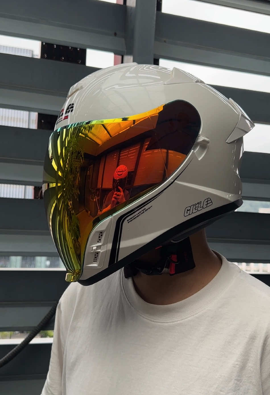 GILLE A5009 PhoenixMono Color Revo Visor Full Face Dual Visor Motorcycle🔥🔥🔥 #TikTokShop #fyp #helmet #viral #HNJ #gillehelmet #Gille #gillea5009 #fy #motorcycle 