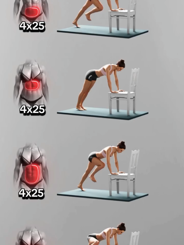 🔥  Chair  Exercises You Can Do at Home!#creatorsearchinsights 