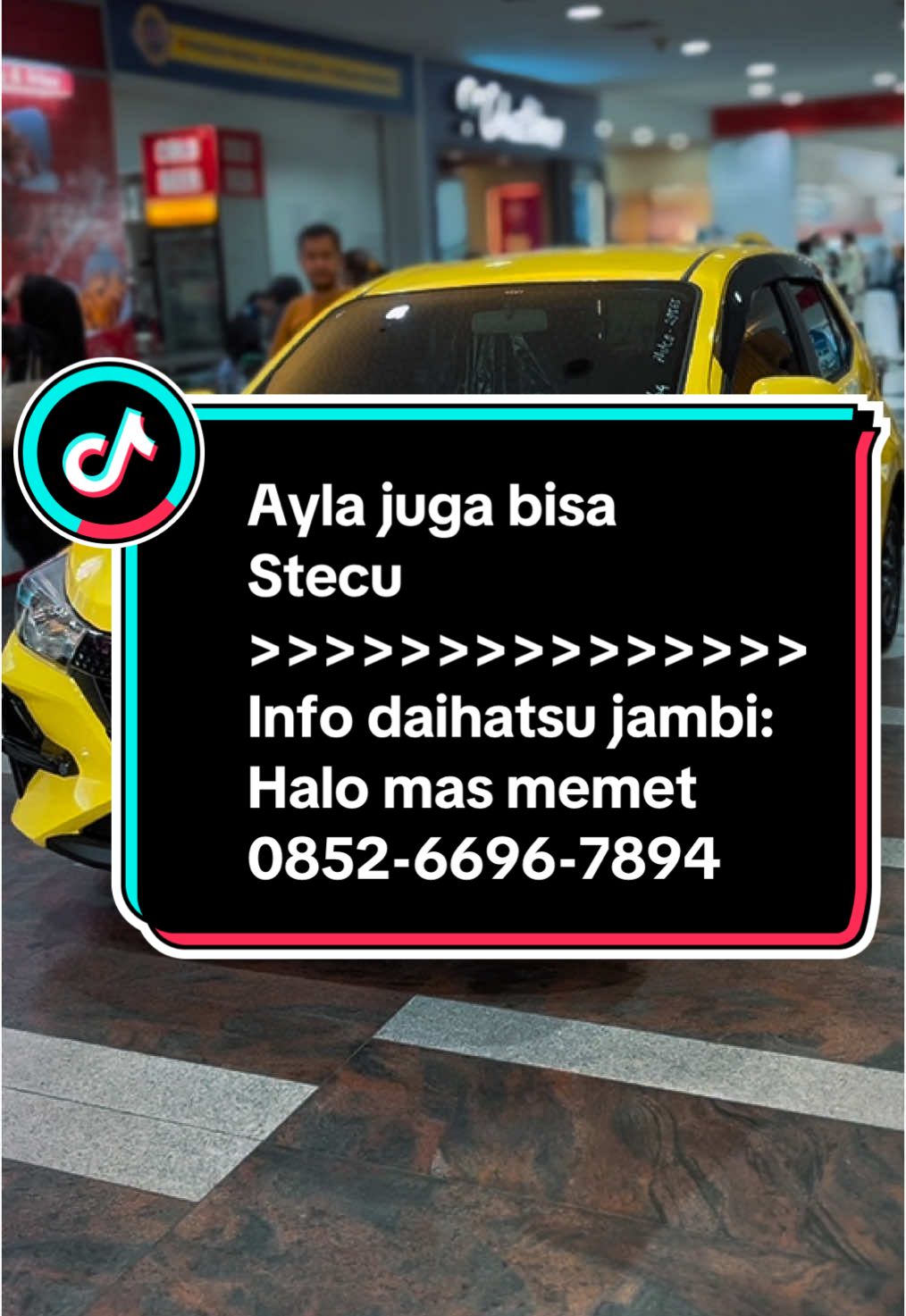 Ayla kuning keren juga yaaak edisi stecu🕺🏻🕺🏻🕺🏻 All new ayla 1.000cc type X ADS warna kuning nik 2025,,,  Info daihatsu jambi bisa halo halo mas memet di 0852-6696-7894 #daihatsu #daihatsujambi #masmemetdaihatsujambi #dealerdaihatsujambi #mobildaihatsujambi #ayla 