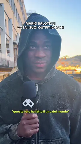 Abbiamo mostrato a Mario Balotelli alcuni dei suoi outfit più iconici dei primi 2000. @MB459  #mariobalotelli #balotelli #calcio #seriea #StreetStyle #outfit #outfitinspo #OOTD #moda #fashiontiktok #outpump #perte 