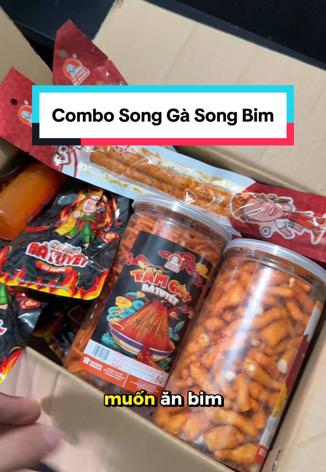 Combo Song Gà Song Bim bà Tuyết toàn những món ngon 😋 #thienmink1 #ancungtiktok #ancungbatuyet #doanvat #anvat #changa #snack