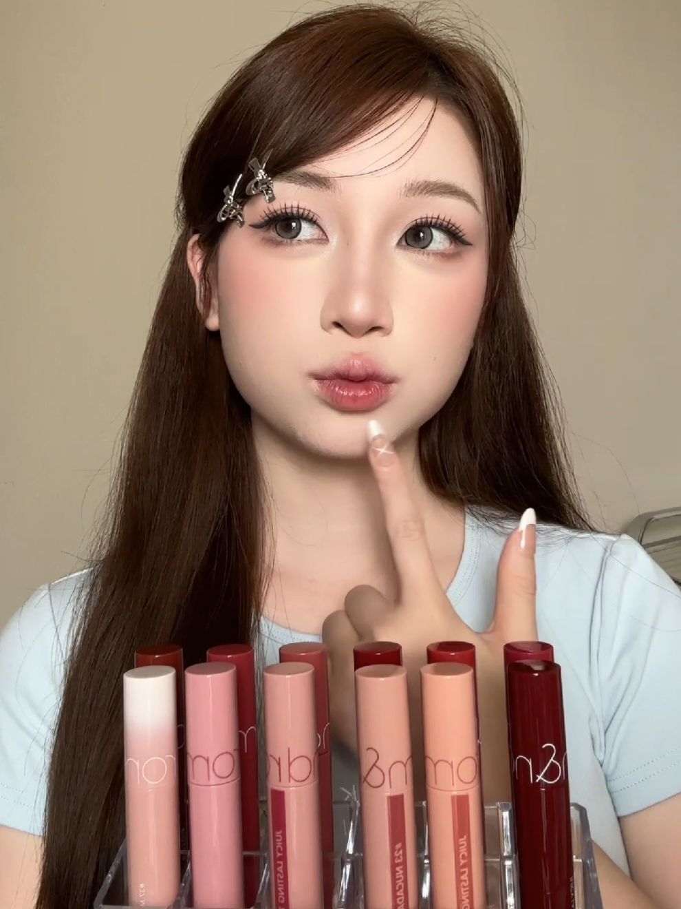 rom&nd's favorite pick 💖 Juicy Lasting Tint 💋  Perfect shades for everyone #romand #juicylastingtint