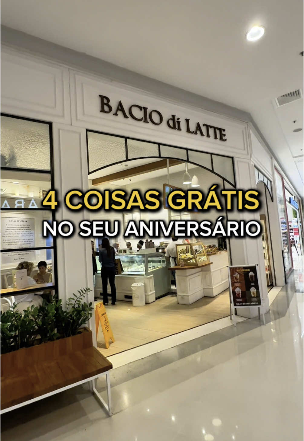 4 COISAS QUE VOCÊ GANHA DE GRAÇA NO SEU ANIVERSÁRIO 🎉  Sabia que você pode ganhar coisas de graça no seu aniversário? Cada local possui uma regra diferente e deixei detalhado:  🍨 Bacio di Latte: basta baixar o app oficial da Bacio di Latte, realizar o cadastro e no mês do aniversário você recebe pontos para trocar por um sorvete.  🍫 Fábrica Tour Nestlé: no mês do seu aniversário, você realiza o tour totalmente de graça na fábrica da Nestlé e ainda ganha chocolates. Basta apresentar documento com foto e estar acompanhado de um pagante. 🫟 Meu Ateliê: no mês do seu aniversário você ganha uma uma experiência de pintura totalmente gratuita, basta estar acompanhado de 2 pagantes. 📱@Meu Ateliê Arteterapia  🏟️⚫️ Tour Arena Corinthians: no dia do seu aniversário, você realiza o tour totalmente de graça. Basta apresentar documento com foto e estar acompanhado de um pagante. e no mês do aniversário, você paga meia entrada.  📱@tourcasadopovo acesse: tourcasadopovo.com.br #dicaporai #melhoresdestinos #oquefazeremsp #melhoresxperiencias #melhoresdicas #oquefazeremsp #aniversario #corinthians #baciodilatte #tourcorinthians #meuatelie #chocolate #tourfabricanestle #chocotour 
