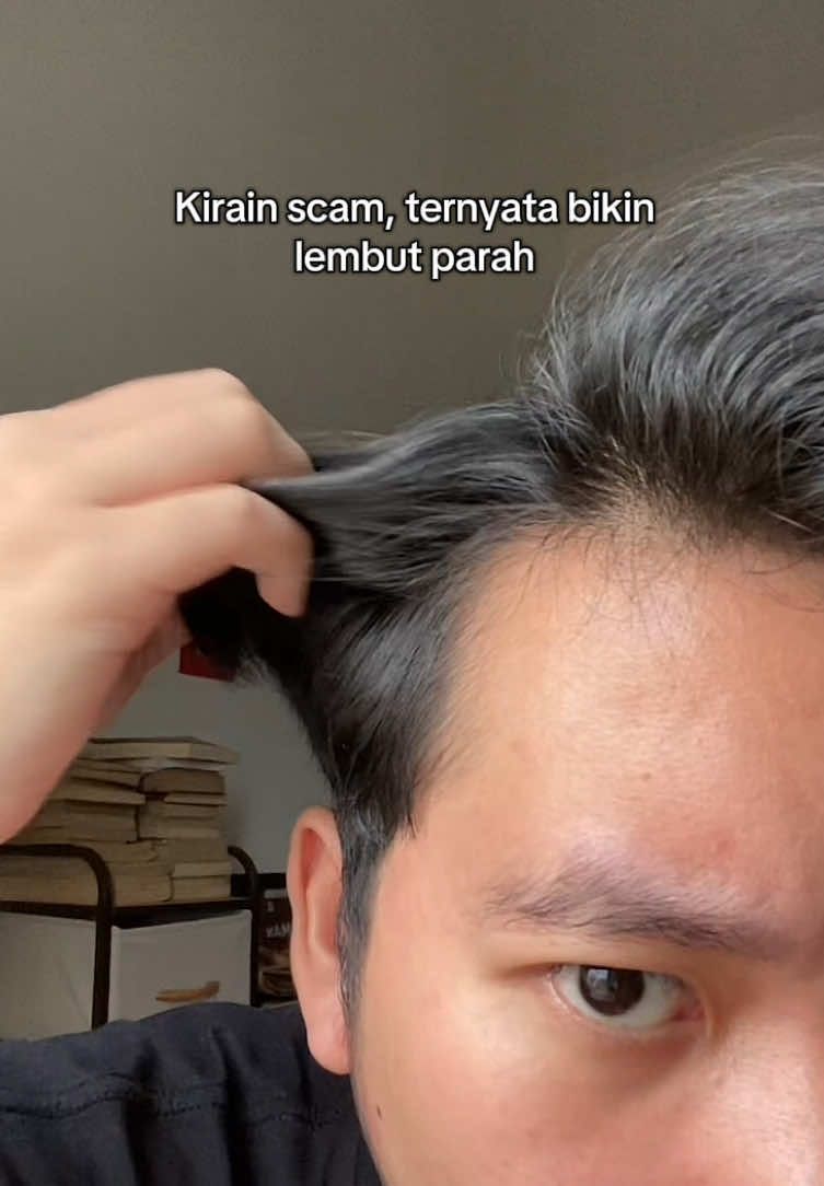 Kirain hair oil cuma gimmick😭 #hair #hairoil #wavyhair 