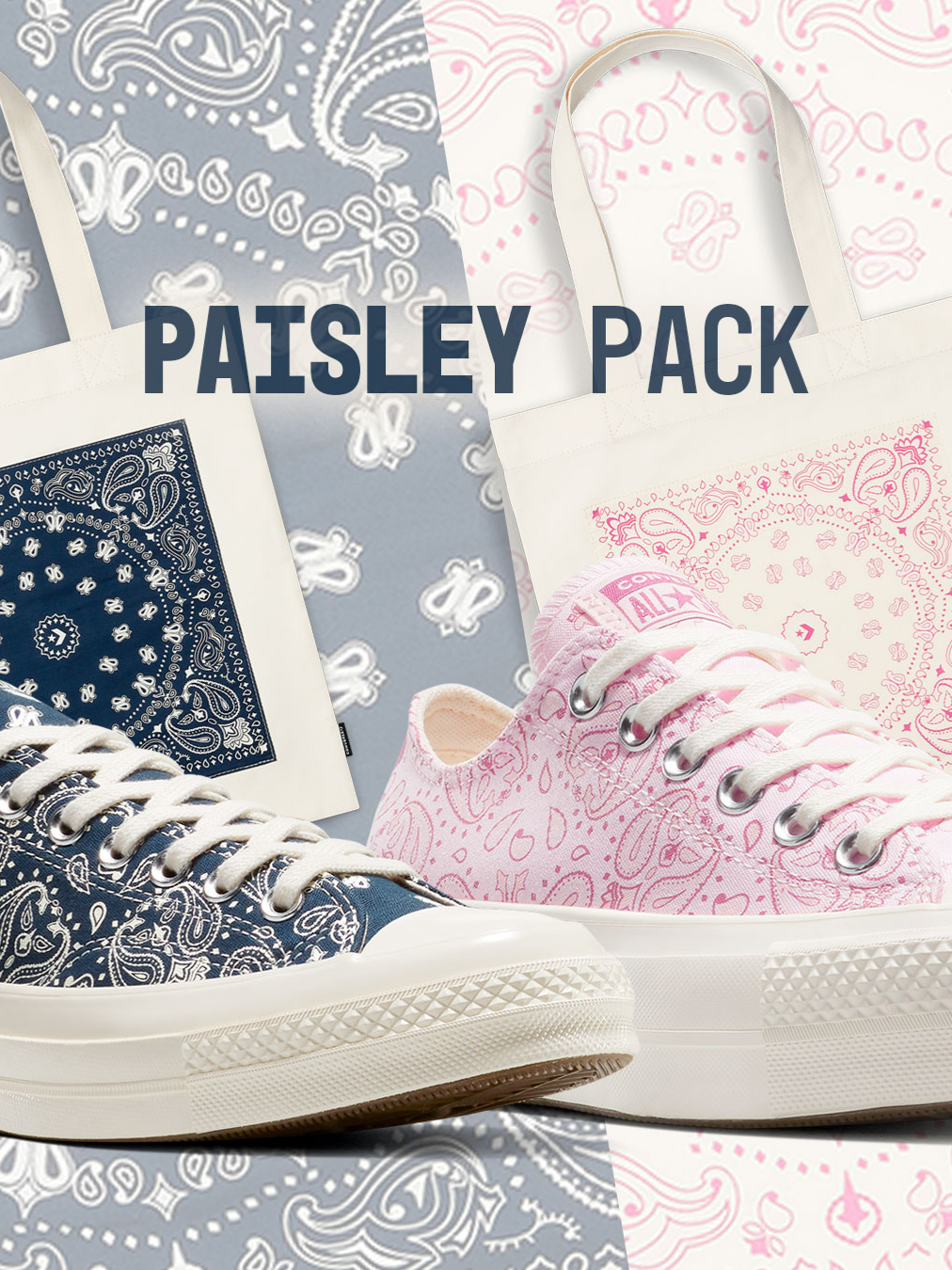 Tradición y rebeldía en un solo par.  🌿🎸 Los Chucks Paisley transforman lo icónico en una expresión única. ¡Hazlos tuyos hoy dando clic en el link de la bio! #conversemexico #PaisleyPack