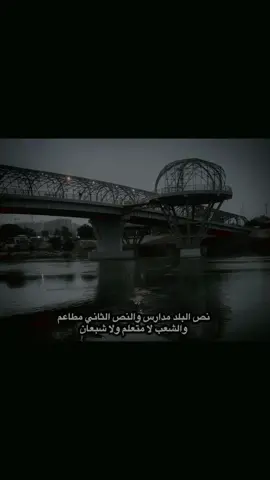 نص البلد مدارس ونص مطاعم والشعب لا متعلم ولا شبعان
