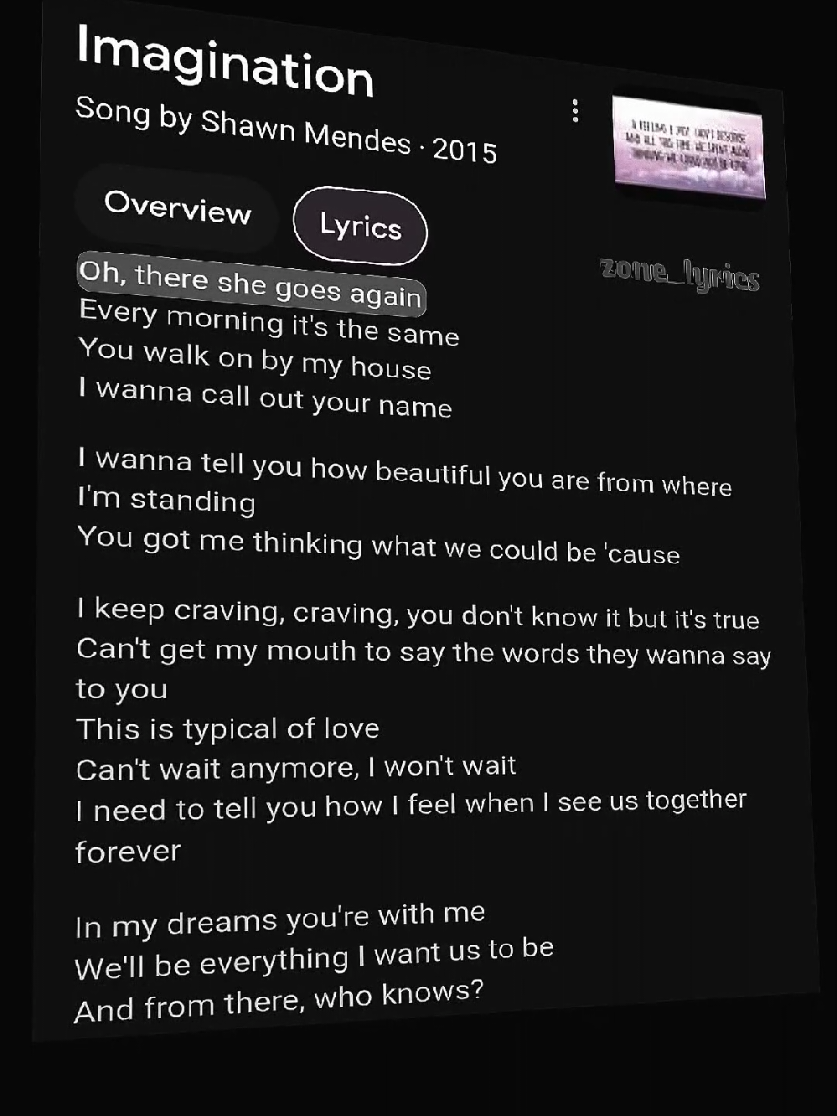 Imagination - lyrics 🎧 ‎#imagination #shawnmendes #song  #lyrics_songs  #lyrics #lyric  #overlaylyrics #music #fyp #trend #viral #foryou #thissong  #lyricsvideo #foryoupage #zone_lyrics