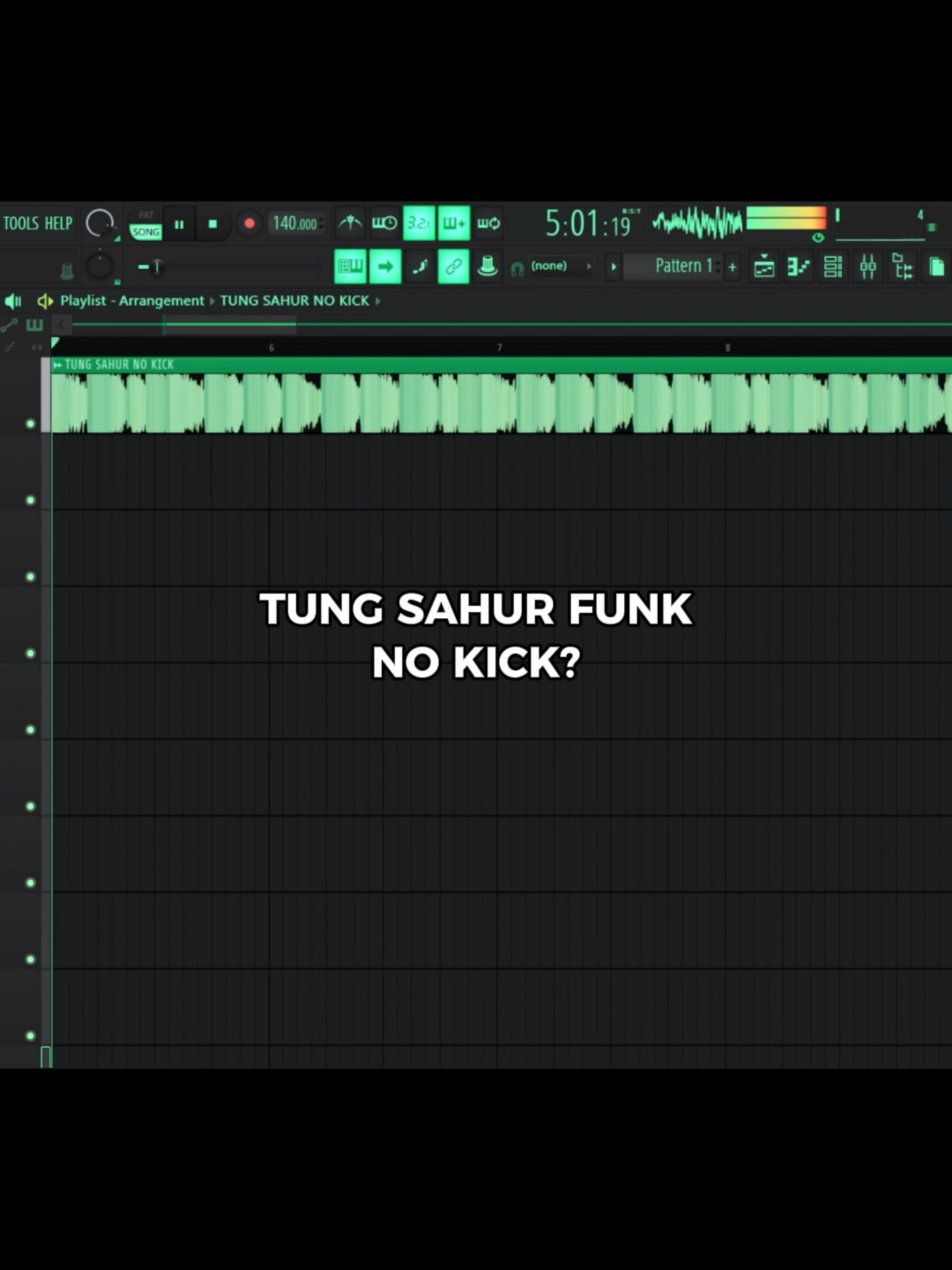 TUNG SAHUR FUNK NO KICK? #fyp #funk #phonk #brazillianphonk #tungtungtung