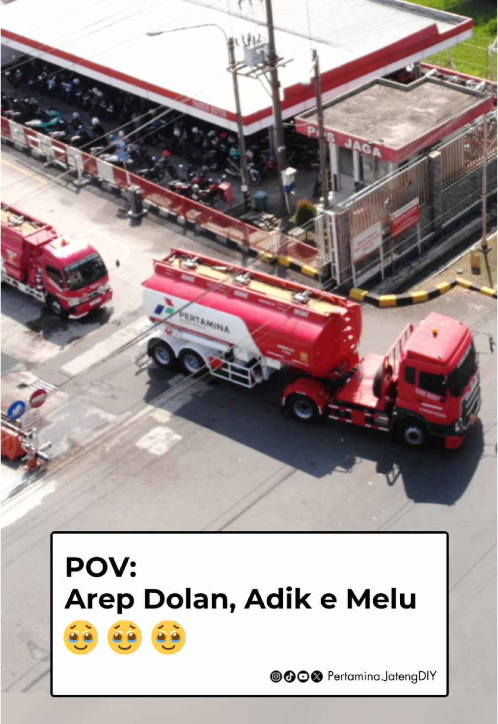 POV: Mau main, tapi adiknya ikut 😂😂🤣 #Pertamina #Pertaminajatengdiy
