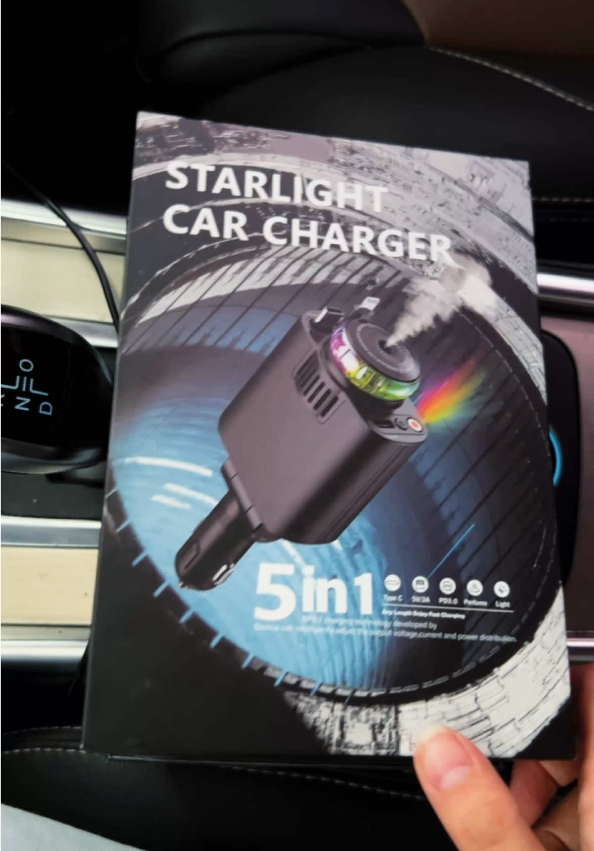 Phone Car Charger Retractable 5 in 1 NEVER seen a charger like this and love it! #charger #5in1 #tiktokshop #fastcharging #airfreshener #carsoftiktok 