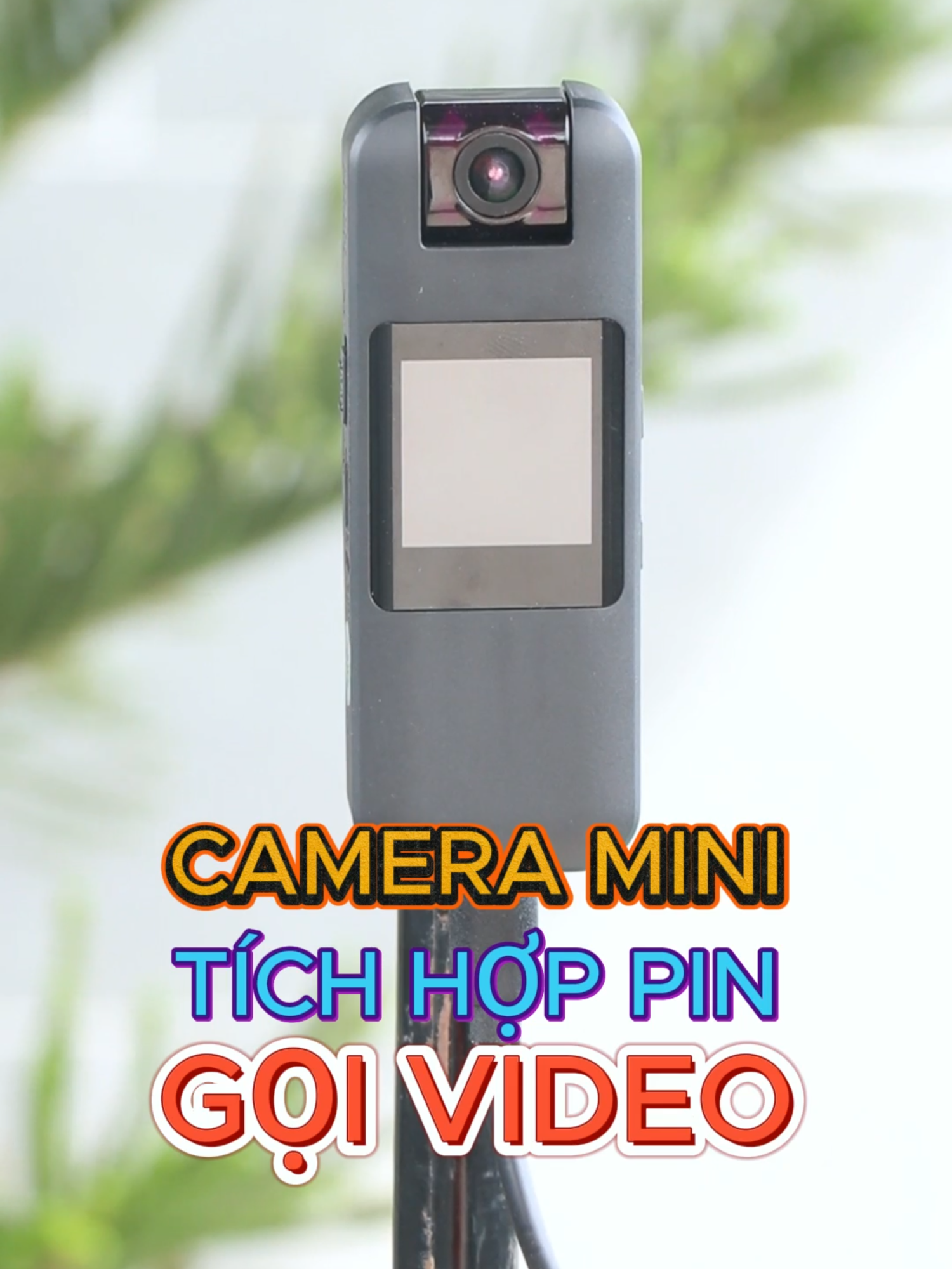 Camera Mini xài pin mà không cần cắm điện,có tích hợp màn hình gọi video được luôn.Có anh chị nào muốn rước ngay em này về không nhỉ ? #camerabiettuot #cameraanninh #camerachongtrom #camerathongminh #camerasim4g #cameramini