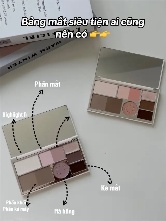 Tính ra tiện ghê 1 bảng này đánh dc hết các phần phấn luôn #intoyou #eyespalette #bangmat #bangmatnoidiatrung #xuhuong #xuhuongtiktok #viral #fyp #ilovetiktok #makeup 