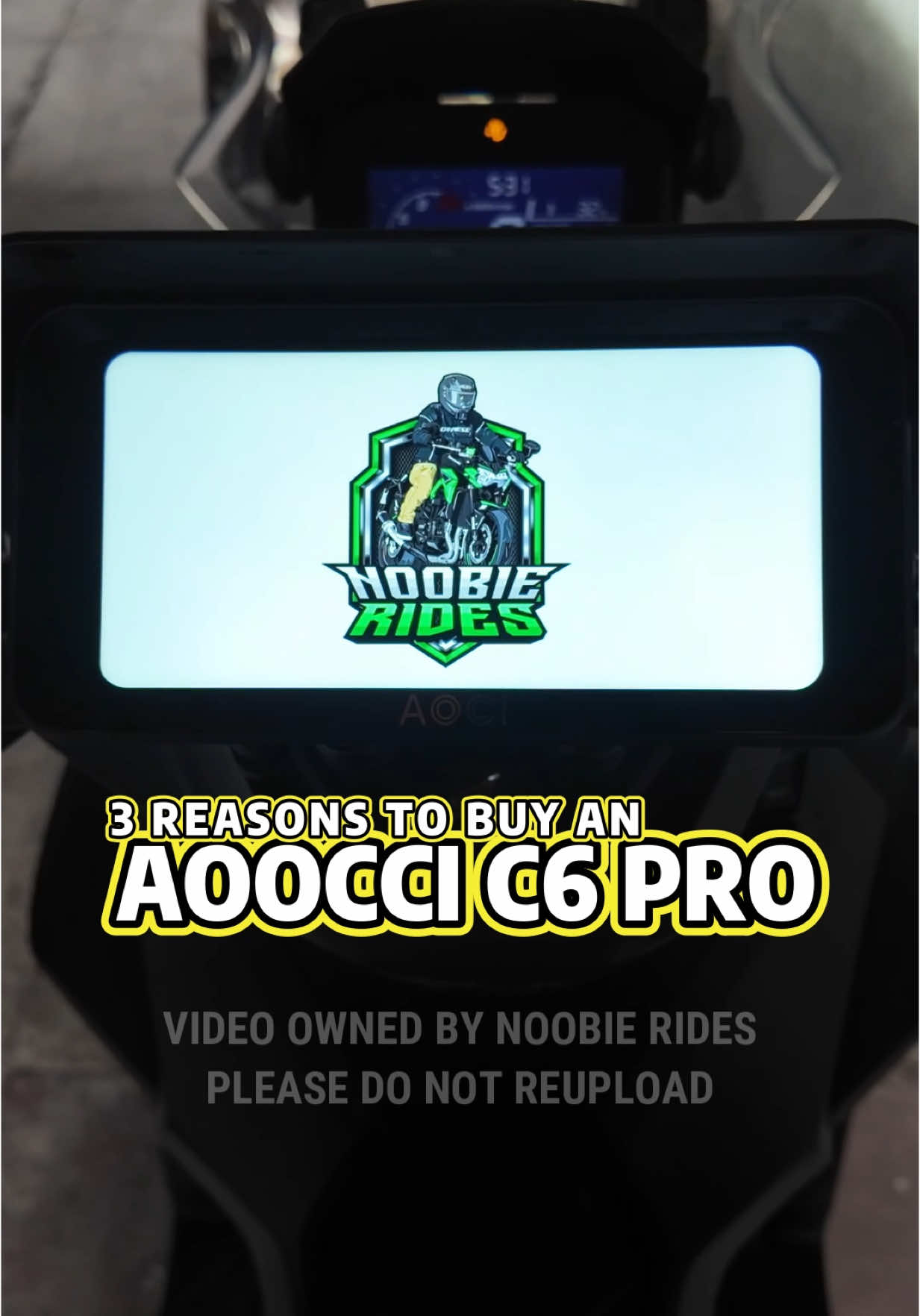 3 reasons to buy this all-in-one motorcycle dash cam! #dashcam #applecarplay #androidauto #aoocci 
