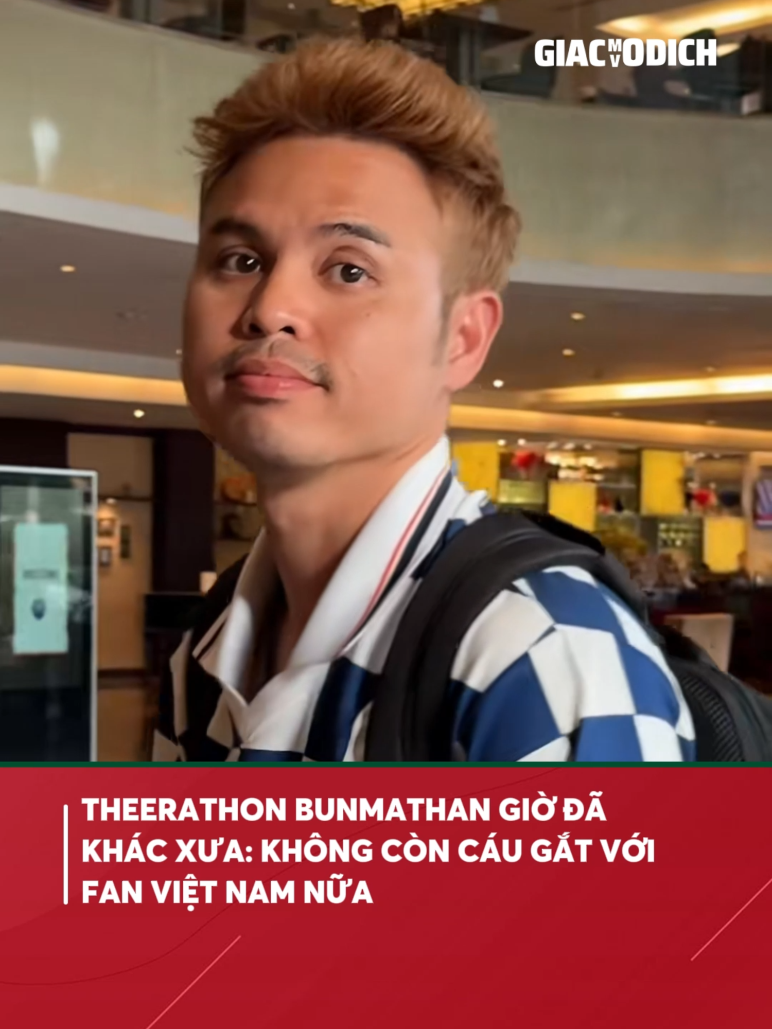 Theerathon Bunmathan đã khác xưa, không còn cáu gắt với fan Việt Nam #fptplay #bongdavietnam #giacmovodich #bongda #footballtiktok