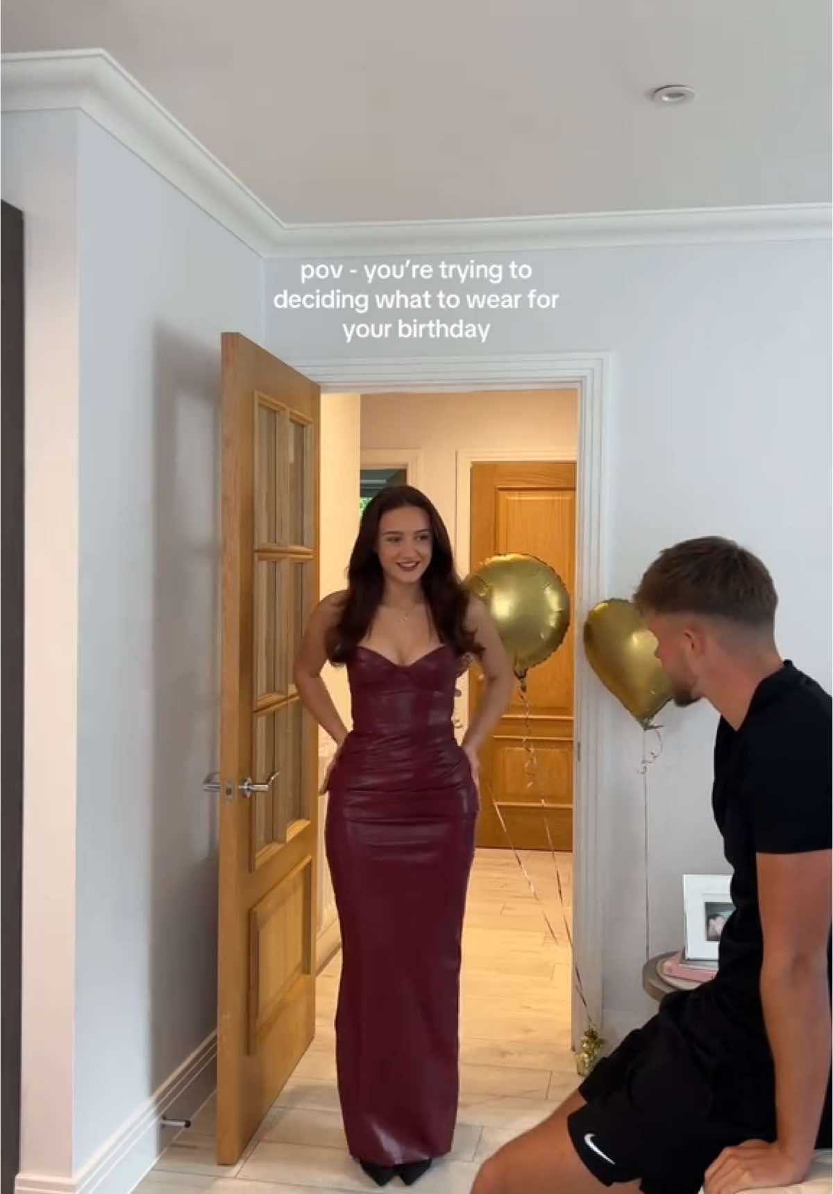 which one should I wear on my bday?🥹💗 #mypartnerratingmyoutfits #mypartnerhelpingmyfindmybirthdayoutfit #birthdayhaul #mypartner #OOTD 