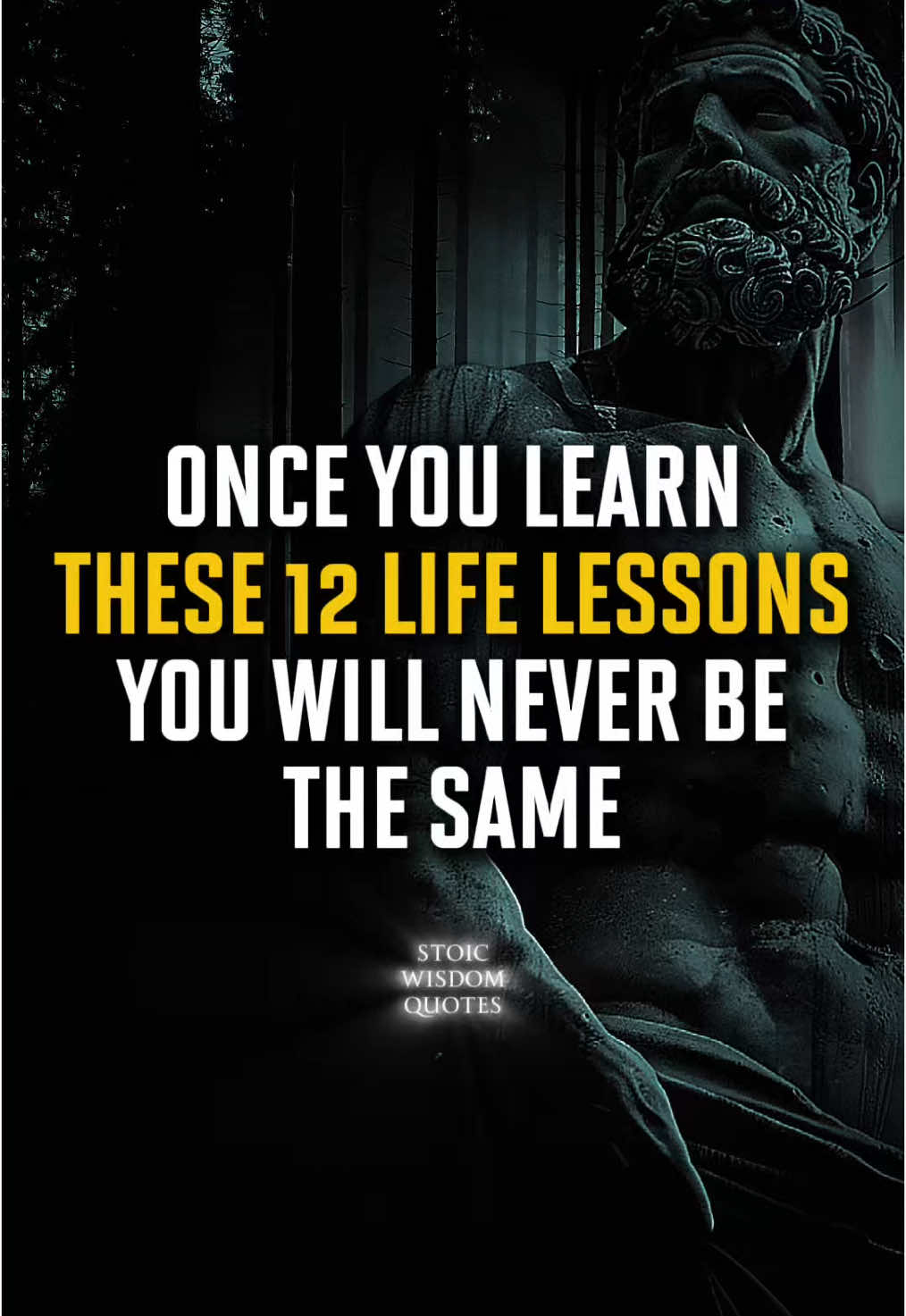Once You Learn These 12 Life Lessons, You Will Never Be The Same #lifelessons #quotes #motivation #stoicism 