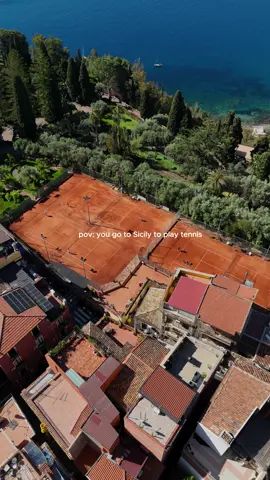 Tennis in sicily 😍 #tennis #sicily 