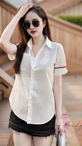 Diện Áo Sơ Mi Mùa Hè Đi Mấy Bà#xuhuong #nangdaily #aosomi #thoitrangmuahe 