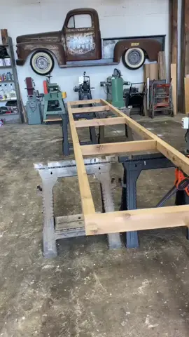 Adding the legs now #wood #woodwork #woodworking #tools #maker #joinery #sawdust #woodwhop #DIY #lumber #madera