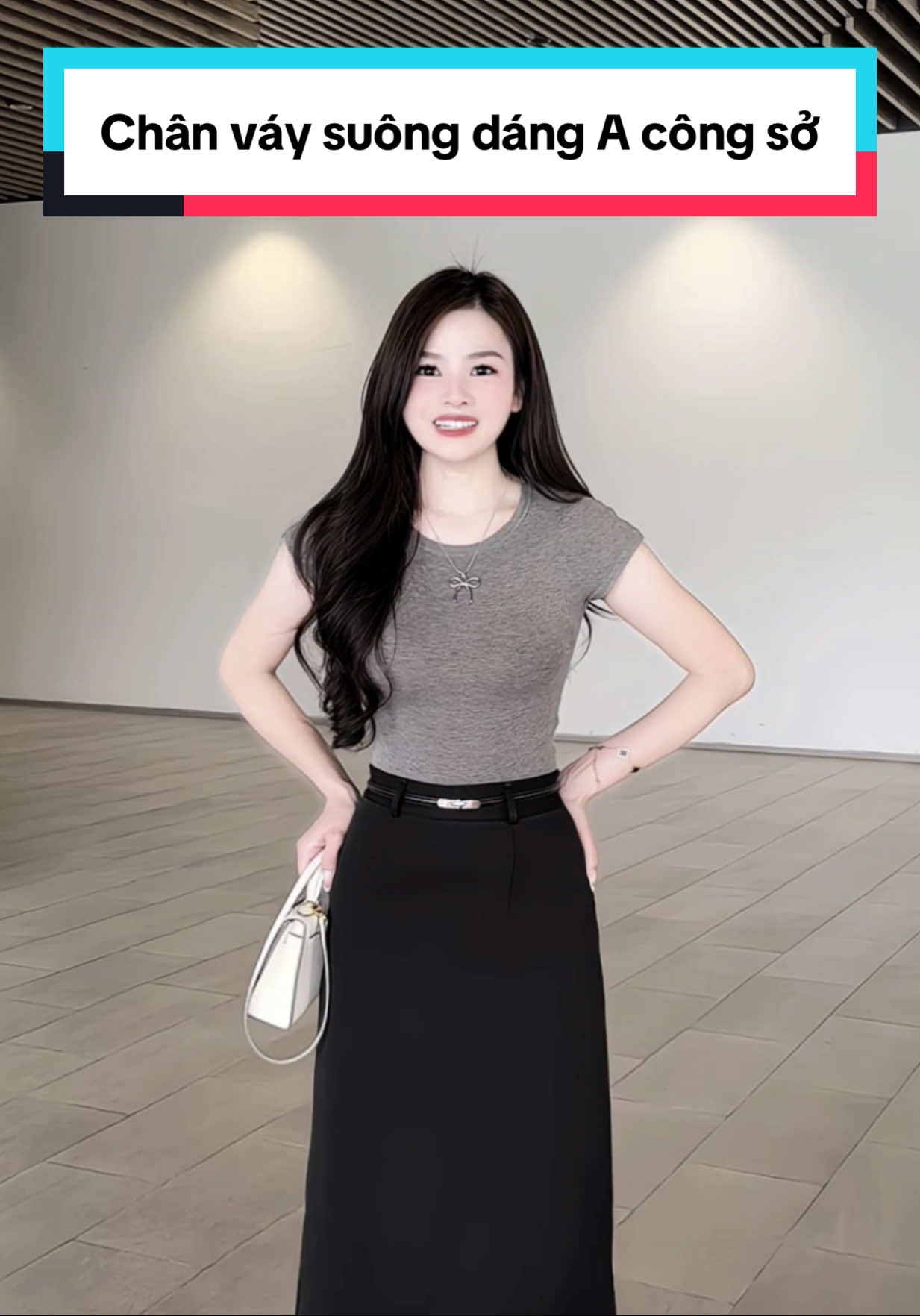 Chân váy suông dáng A dài tôn dáng  #duyenrungrinh #chanvay #chanvayxinh #chanvaycongso #chanvayngan #chanvaydai #chanvayxoe #vayxinh #vaythietke #phoidoxinh #shopping #xuhuong #review #thoitrang #fyp 