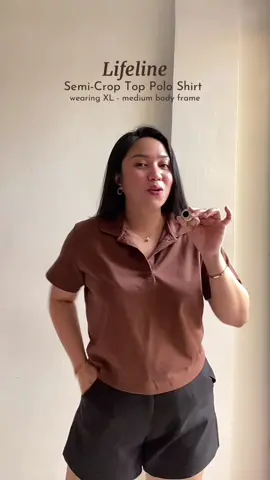 LIFELINE CROP TOP POLO SHIRT — must have this pasukan!  @Lifeline  #croptop #cropshirt #poloshirt #polocroptop #lifeline 